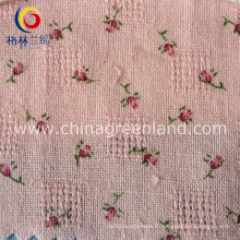 Tissu jacquard en coton imprimé pour vêtement femme textile (GLLML084)
